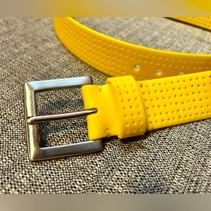 Pebble Beach Men’s Silicone Perforated Golf Belt